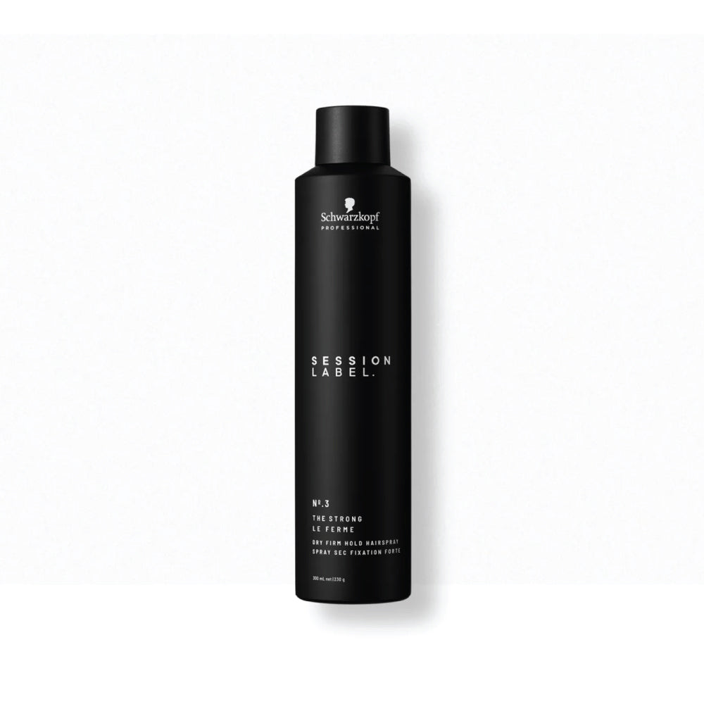 Schwarzkopf Professional - Session Label No.3 The Strong Dry Firm Hold Hairspray 300ml – front of pack