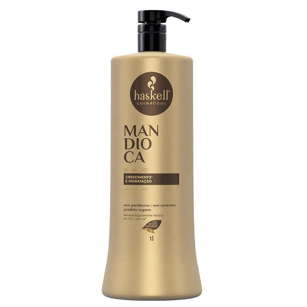 Haskell - Mandioca Shampoo & Conditioner Duo 1000ml Bundle – Haskell Mandioca (Cassava) Shampoo 1000ml