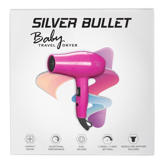 Silver Bullet - Metallic Baby Pink Dryer 1200W