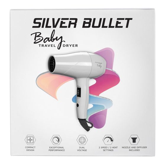 Silver Bullet - Metallic Baby White Dryer 1200W