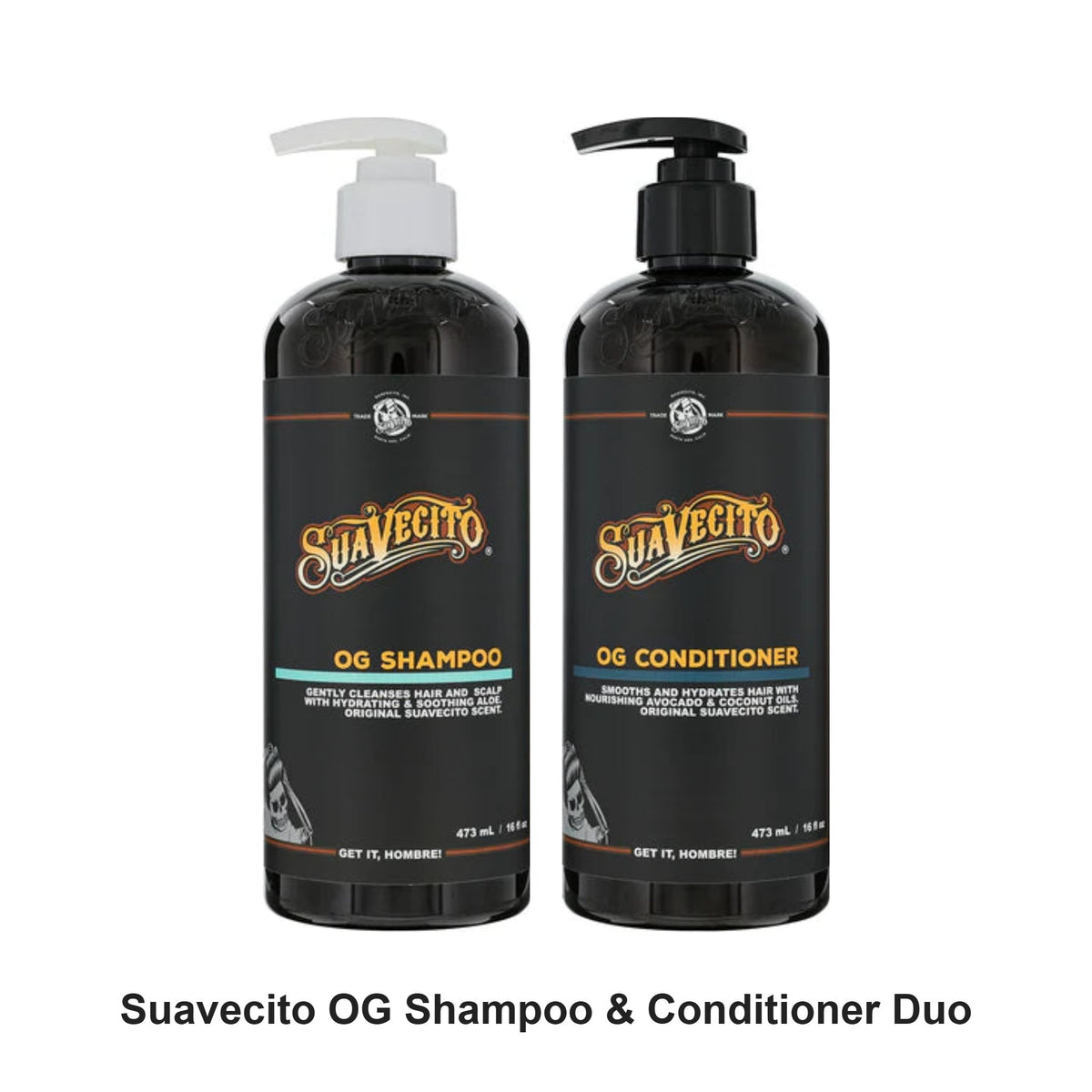 Suavecito - OG Shampoo & Conditioner Duo Bundle – bundle contents: OG Shampoo 473ml, OG Conditioner 473ml
