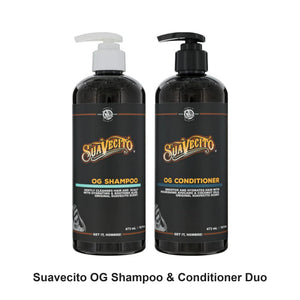 Suavecito - OG Shampoo & Conditioner Duo Bundle – bundle contents: OG Shampoo 473ml, OG Conditioner 473ml