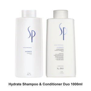 System Professional - Hydrate Shampoo & Conditioner Duo 1000ml Bundle – bundle contents: Hydrate Shampoo 1000ml, Hydrate Conditioner 1000ml