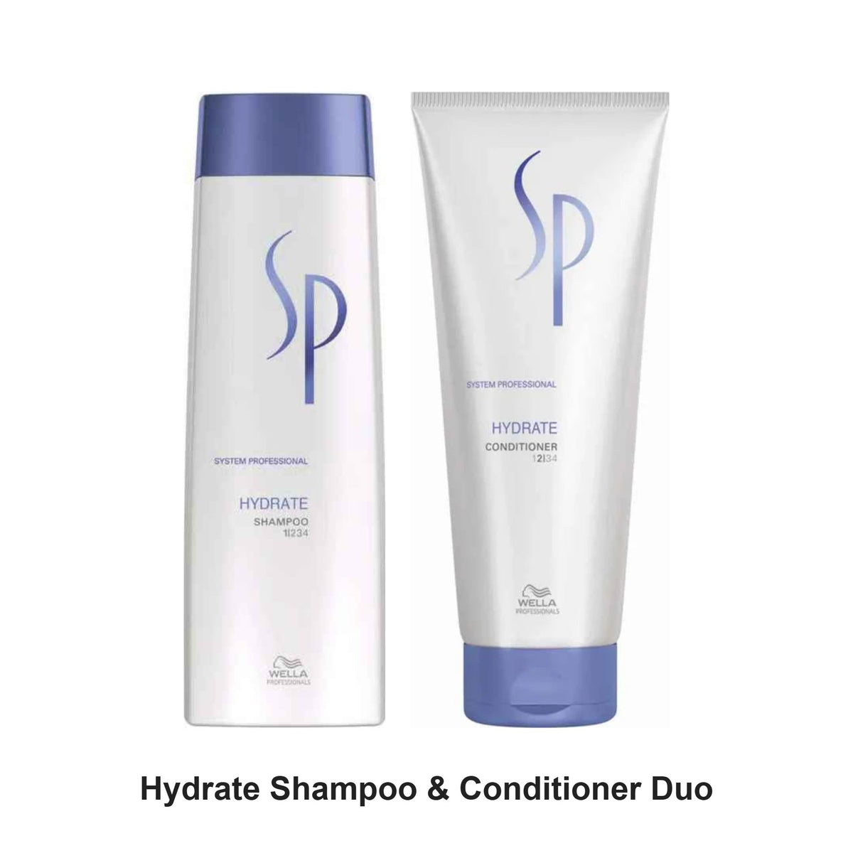System Professional - Hydrate Shampoo & Conditioner Duo Bundle – bundle contents: Hydrate Shampoo 250ml, Hydrate Conditioner 200ml