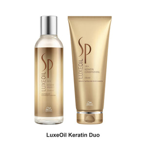 System Professional - LuxeOil Keratin Protect Shampoo & Conditioning Cream Duo Bundle – bundle contents: LuxeOil Keratin Protect Shampoo 200ml, LuxeOil Keratin Conditioning Cream 200ml