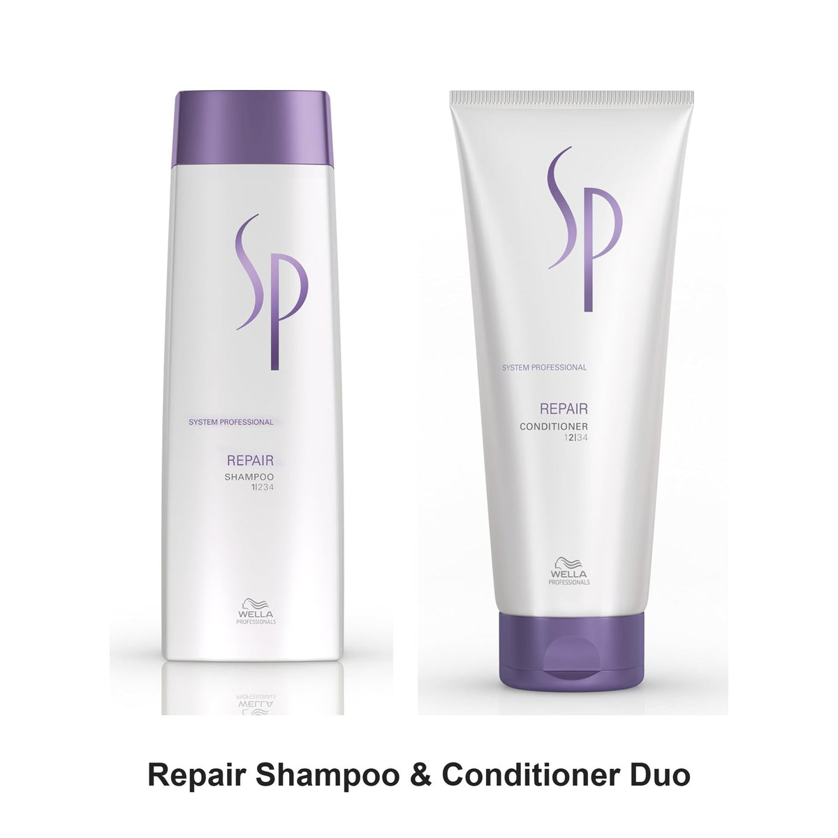 System Professional - Repair Shampoo & Conditioner Duo Bundle – bundle contents: Repair Shampoo 250ml, Repair Conditioner 200ml