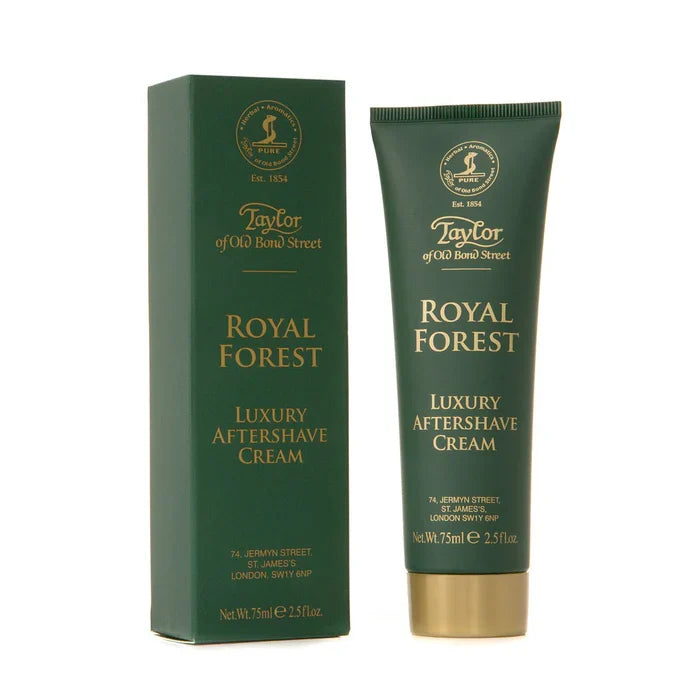 Taylor of Old Bond Street - Royal Forest After Shave Cream – Twin Pack (2 x 75ml) – Taylor of Old Bond Street - Royal Forest After Shave Cream 75ml