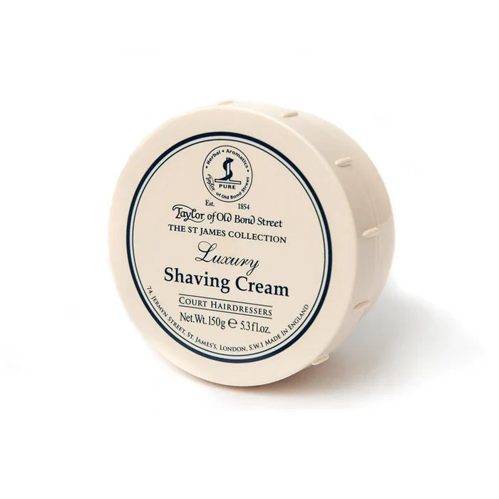 Taylor of Old Bond Street - St James Shaving Cream – Twin Pack (2 x 150g) – Taylor of Old Bond Street - St James Shaving Cream 150g