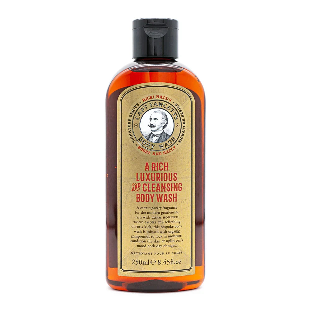 Captain Fawcett - Booze and Baccy Body Wash – Twin Pack (2 x 250ml) – Captain Fawcett - Booze and Baccy Body Wash 250ml