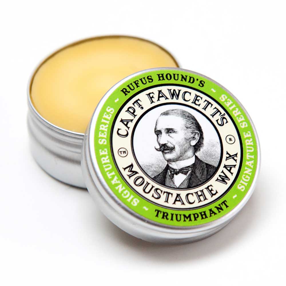 Captain Fawcett - Moustache Wax Rufus Hound's Triumphant – Twin Pack (2 x 15ml) – Captain Fawcett - Moustache Wax Rufus Hound's Triumphant 15ml