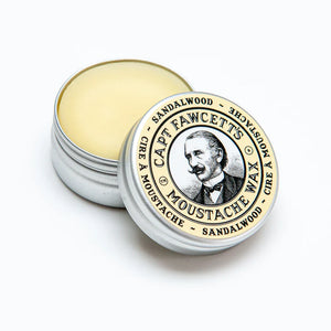 Captain Fawcett - Sandalwood Moustache Wax (2221) – Twin Pack (2 x 15ml) – Captain Fawcett - Sandalwood Moustache Wax (2221) 15ml