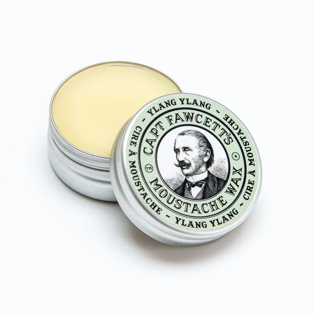 Captain Fawcett - Ylang Ylang Moustache Wax (2223) – Twin Pack (2 x 15ml) – Captain Fawcett - Ylang Ylang Moustache Wax (2223) 15ml