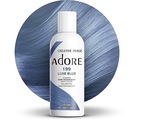 Adore - Semi Permanent Hair Color Shade #199 Luxe Blue - Zilion