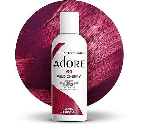 Adore - Semi Permanent Hair Color Shade #69 Wild Cherry - Zilion