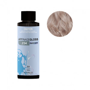 Affinage - Gloss Liquid Demi .234 Lavender Toffee 100ml – product tube/pack