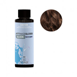 Affinage - Gloss Liquid Demi 6.036 Dark Chocolate Blonde 100ml – product tube/pack