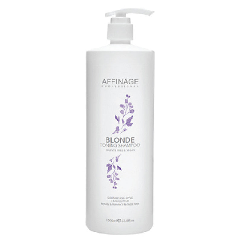 Affinage - Professional Blonde Toning Shampoo 1L – front of pack/product