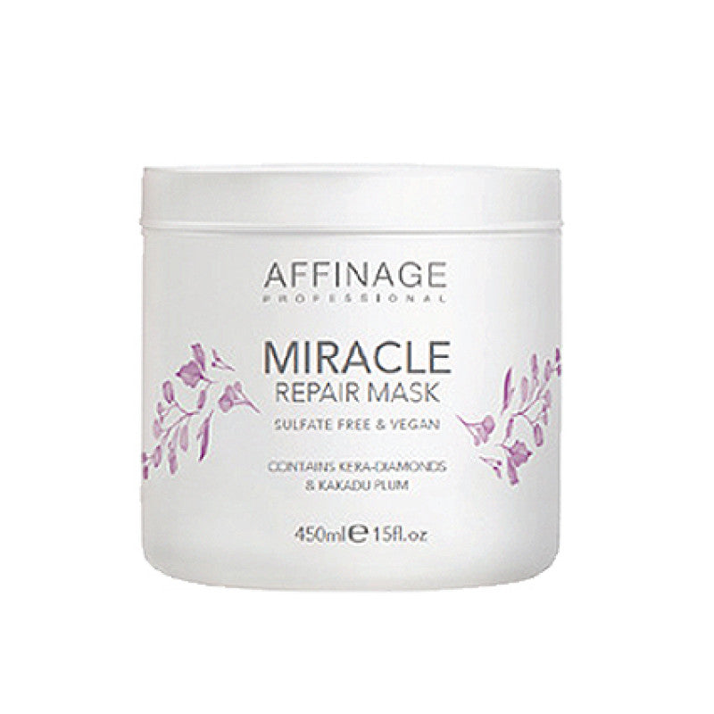 Affinage - Professional Hydrating Shampoo, Conditioner & Repair Mask Trio Bundle – Affinage Professional Miracle Hydration Treatment Repair Mask 450ml