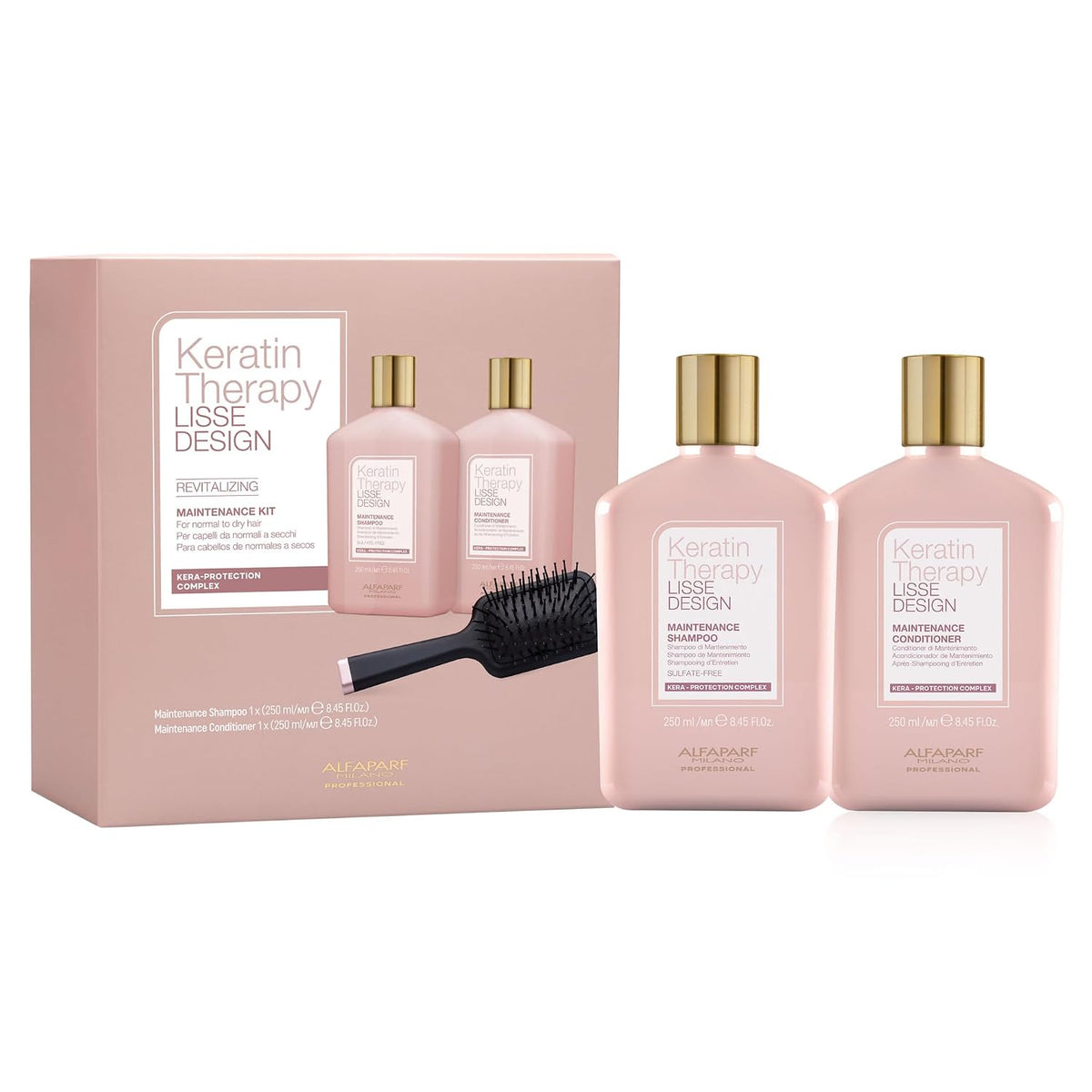Alfaparf Milano Keratin Therapy LD Revitalising Maintenance Shampoo + Conditioner