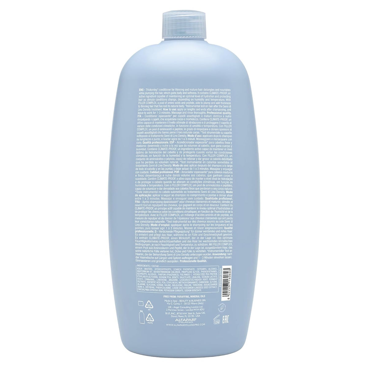 Alfaparf Milano Semi De Lino Density Thickening Conditioner 1000ml - image 2