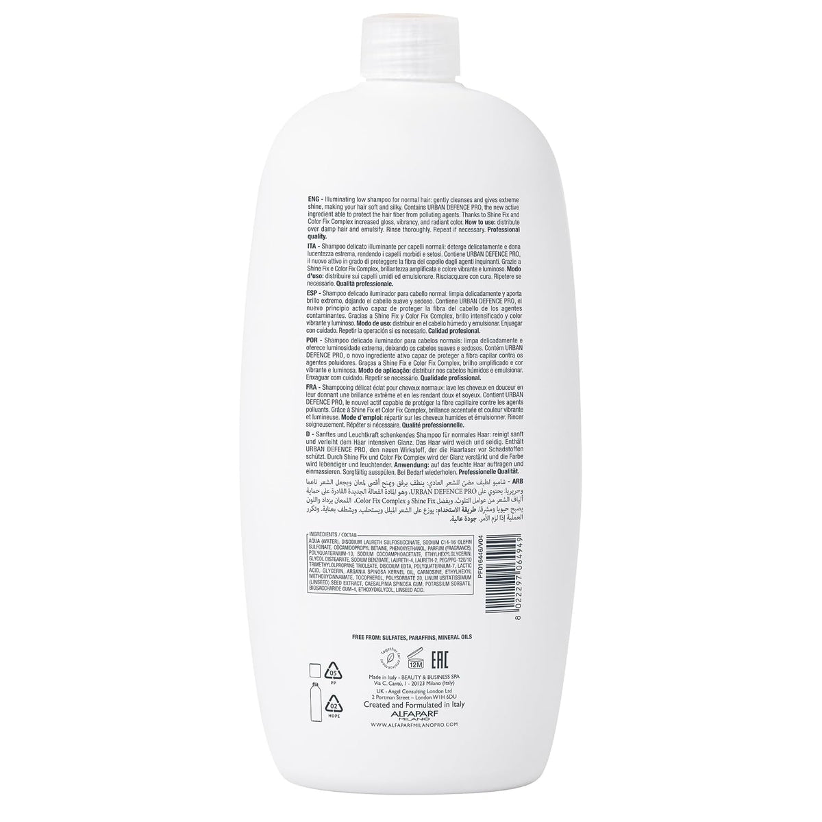 Alfaparf Milano Semi De Lino Diamond Illuminating Low Shampoo 1000ml - image 2