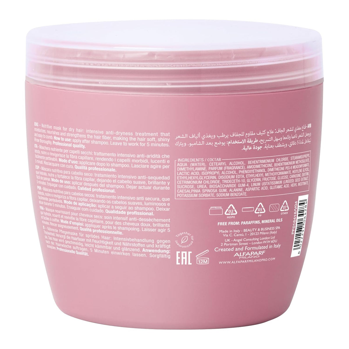 Alfaparf Milano Semi De Lino Moisture Nutritive Mask 500ml - image 2