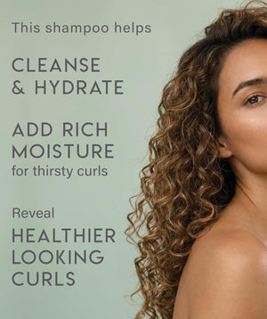 Aluram - Curl Shampoo, Conditioner & Curl Cream Trio Bundle – Aluram Curl Shampoo 355ml (detail)