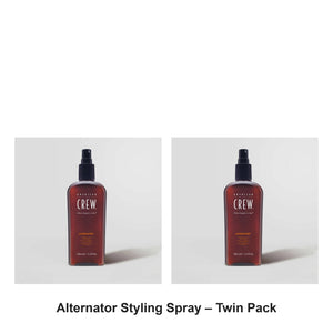 American Crew - Alternator Styling Spray – Twin Pack (2 x 100ml) – bundle contents: 2 x American Crew - Alternator Styling Spray 100ml