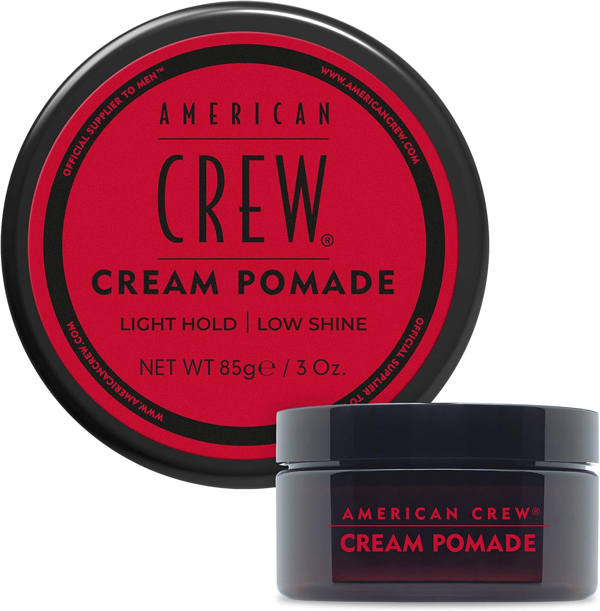American Crew - Cream Pomade Light Medium Hold – Twin Pack (2 x 85g) – American Crew - Cream Pomade Light Medium Hold 85g