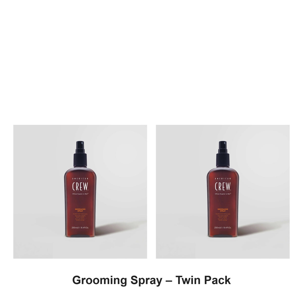 American Crew - Grooming Spray – Twin Pack (2 x 250ml) – bundle contents: 2 x American Crew - Grooming Spray 250ml