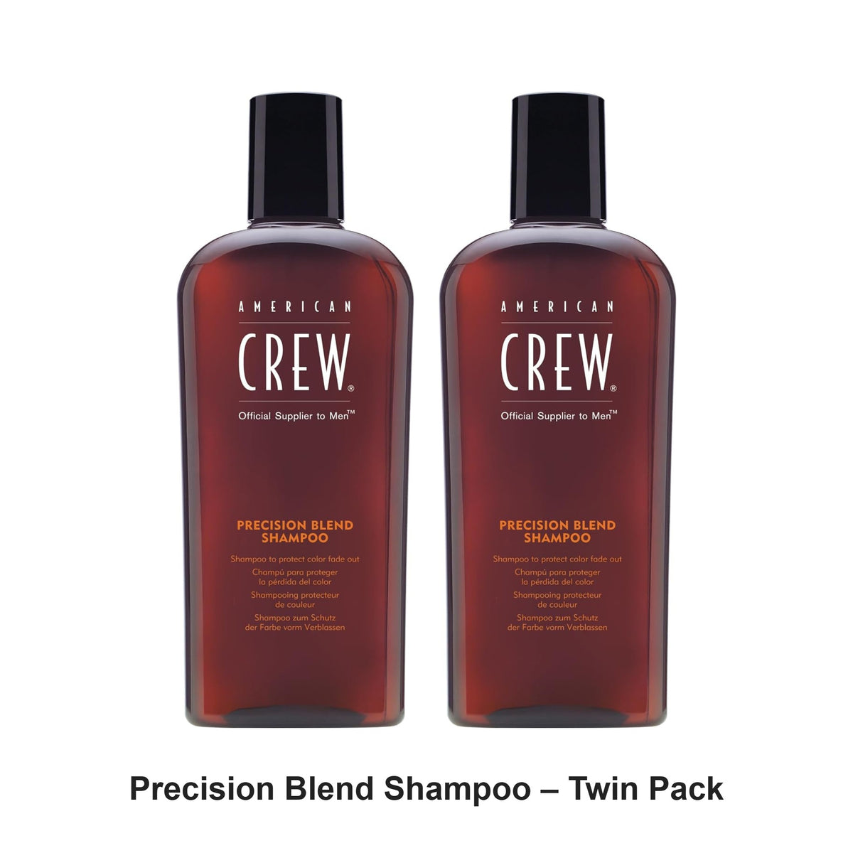 American Crew - Precision Blend Shampoo – Twin Pack (2 x 250ml) – bundle contents: 2 x American Crew - Precision Blend Shampoo 250ml