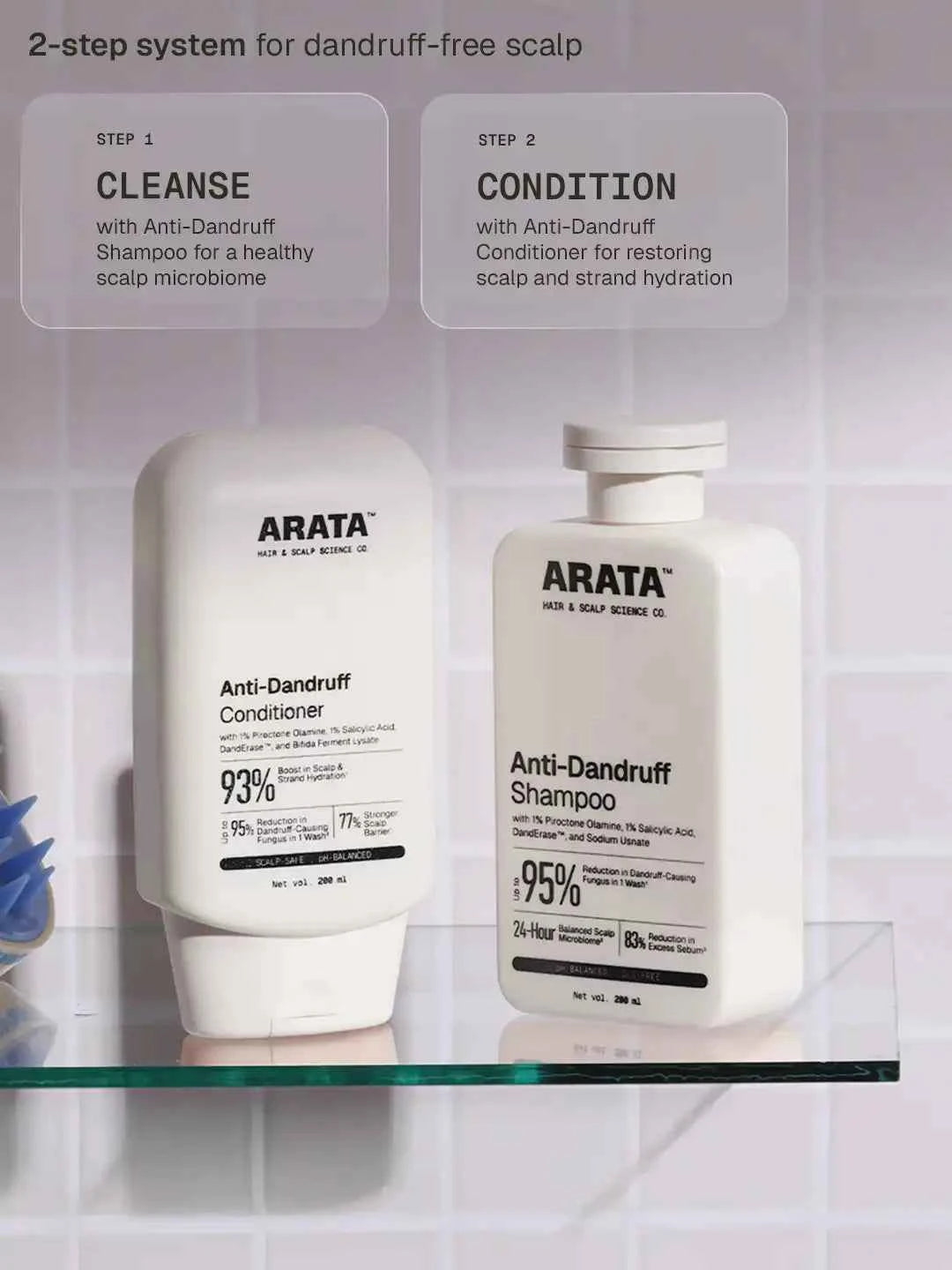 Arata - Anti-Dandruff Shampoo & Conditioner Combo