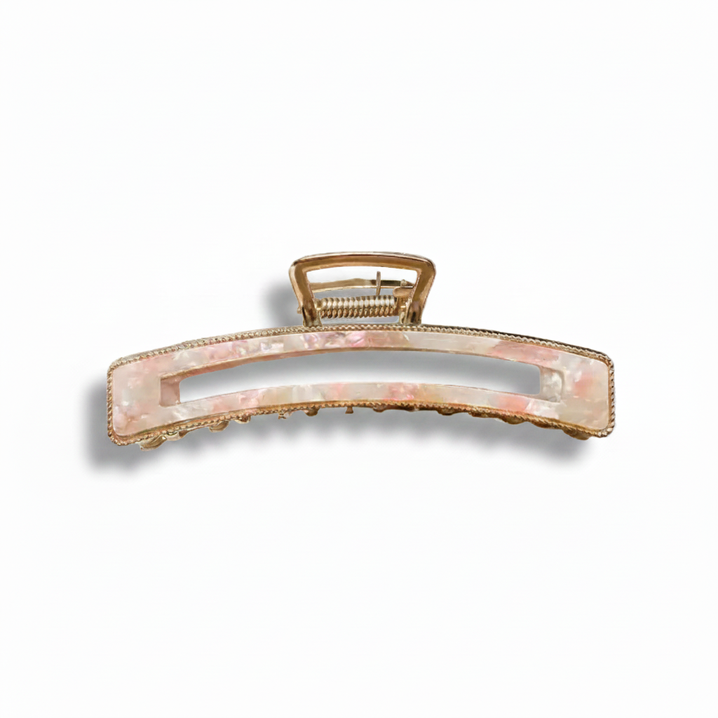 Avela - Large Metal Claw Clip Pink – product image