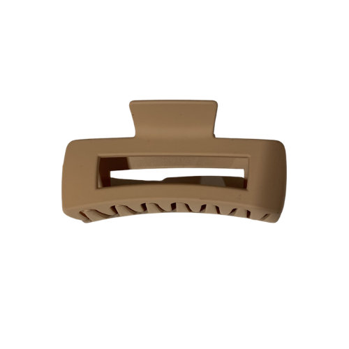 Avela - Rectangle Large Claw Clip 11cm Latte – product image