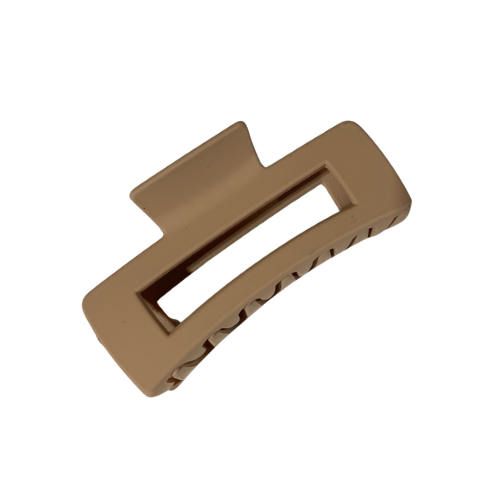 Avela - Rectangle Large Claw Clip 11cm Latte – product image 2