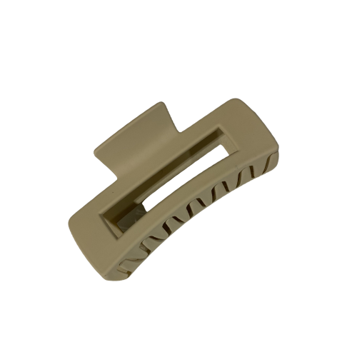 Avela - Rectangle Large Claw Clip 11cm Taupe – product image 2