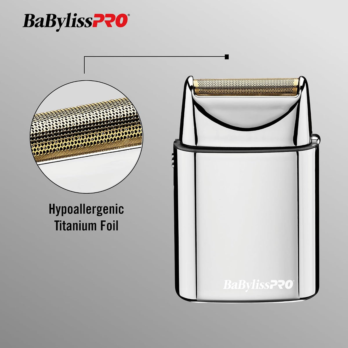 BaByliss Pro Single Foil Shaver Silver - image 2