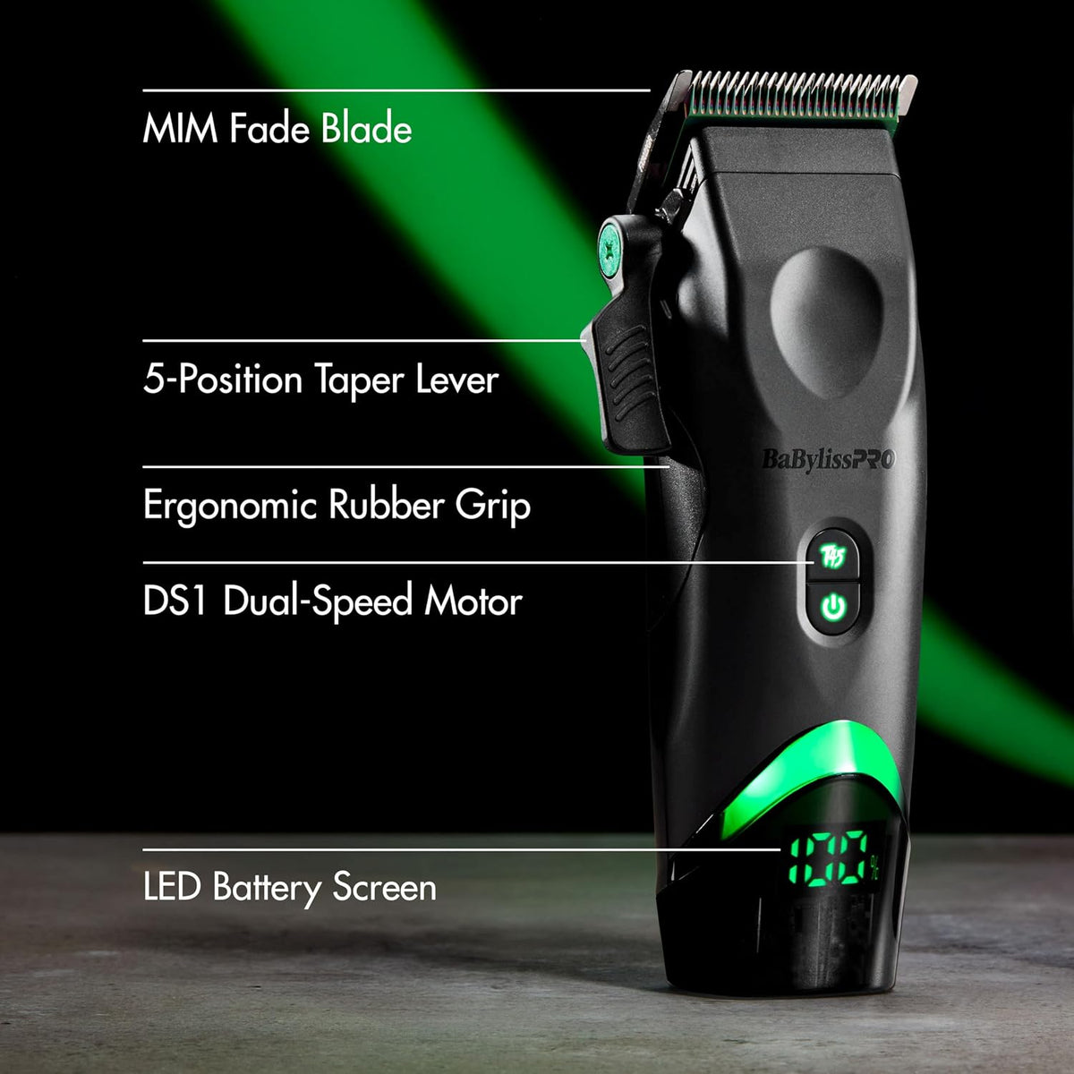 BaByliss Pro - X Tomb45 Clipper & Trimmer Duo Bundle – BaByliss Pro X Tomb45 Clipper (detail)