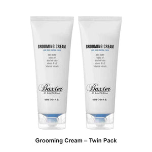Baxter Of California - Grooming Cream – Twin Pack (2 x 100ml) – bundle contents: 2 x Baxter Of California - Grooming Cream 100ml