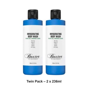 Baxter Of California - Invigorating Body Wash Lime and Pomegranate – Twin Pack (2 x 236ml) – bundle contents: 2 x Baxter Of California - Invigorating Body Wash Lime and Pomegranate 236ml