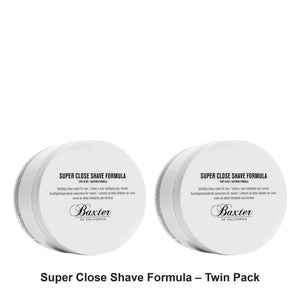 Baxter Of California - Super Close Shave Formula – Twin Pack (2 x 240ml) – bundle contents: 2 x Baxter Of California - Super Close Shave Formula 240ml
