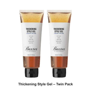 Baxter Of California - Thickening Style Gel – Twin Pack (2 x 120ml) – bundle contents: 2 x Baxter Of California - Thickening Style Gel 120ml