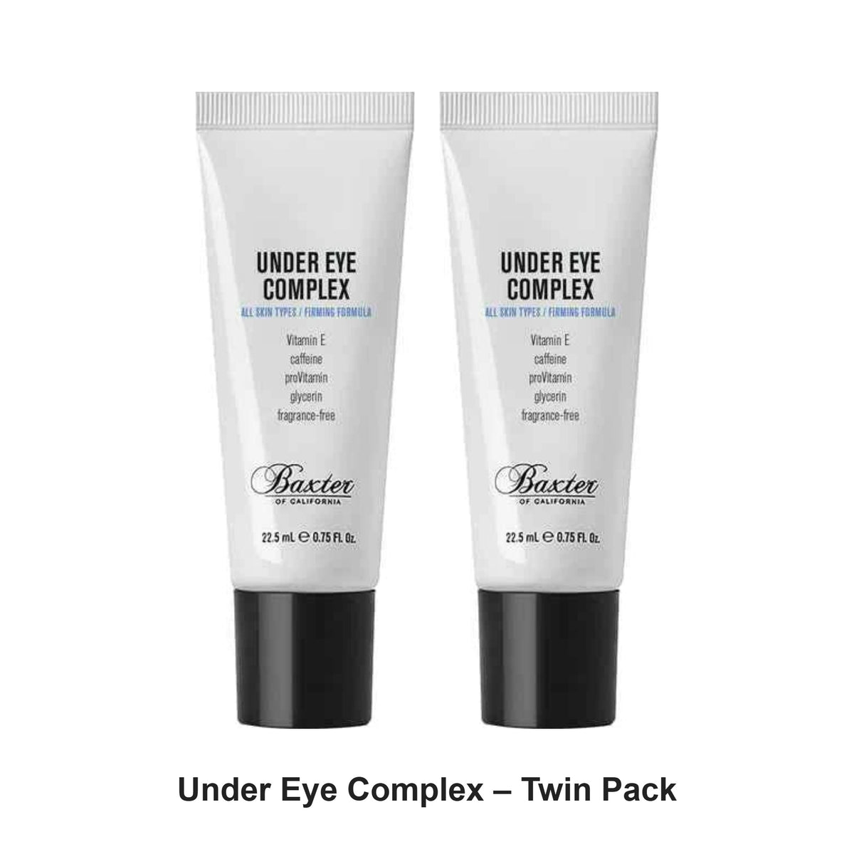 Baxter Of California - Under Eye Complex – Twin Pack (2 x 22.5ml) – bundle contents: 2 x Baxter Of California - Under Eye Complex 22.5ml