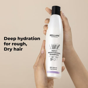 Brillare - Heavy Moisturising Shampoo & Conditioner Duo Bundle – Brillare Heavy Moisturising Shampoo For Dry, Frizzy Hair 300ml (detail)