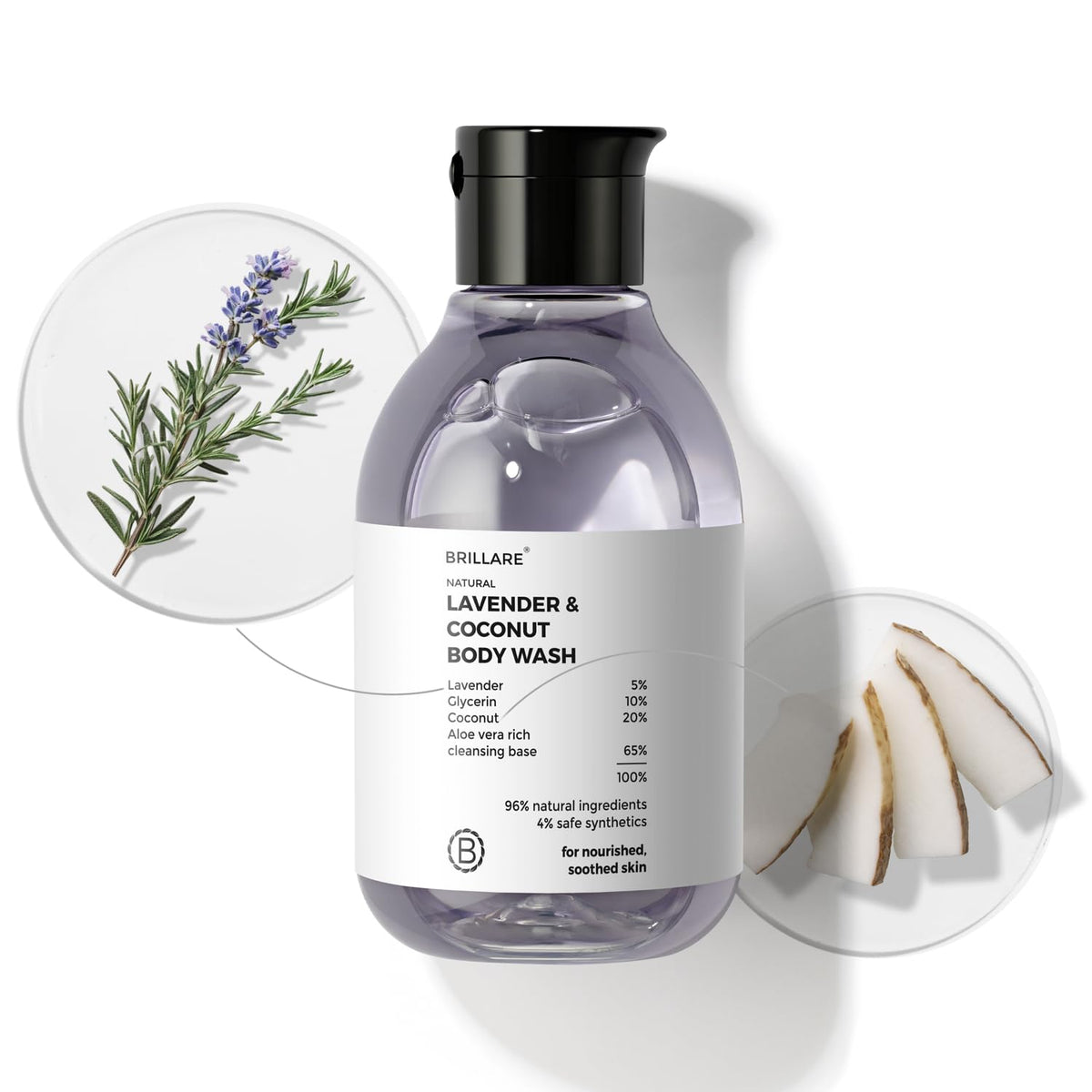 Brillare Lavender & Coconut Body Wash 200ml