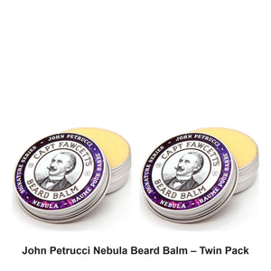Captain Fawcett - John Petrucci Nebula Beard Balm – Twin Pack (2 x 60ml) – bundle contents: 2 x Captain Fawcett - John Petrucci Nebula Beard Balm 60ml