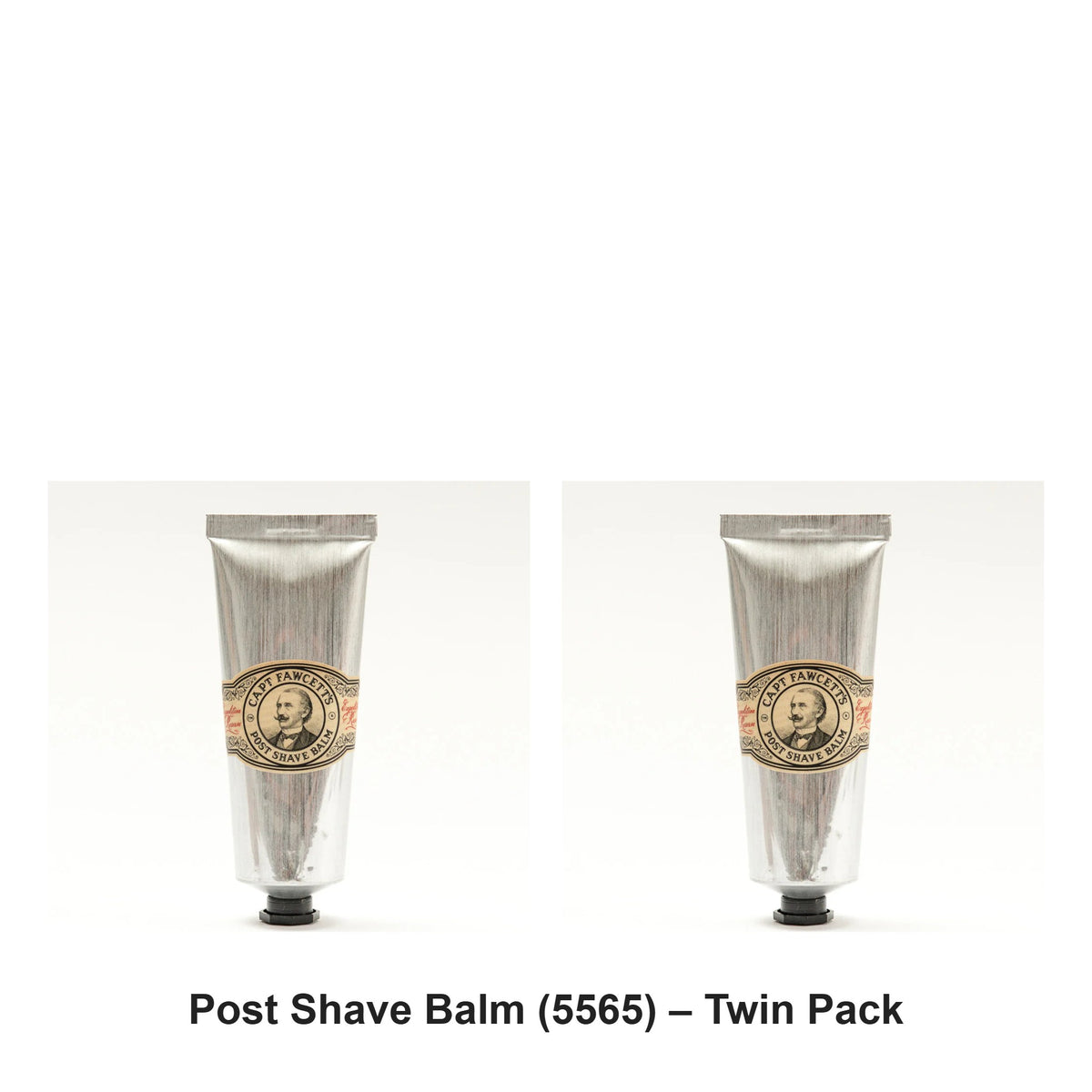 Captain Fawcett - Post Shave Balm (5565) – Twin Pack (2 x 125ml) – bundle contents: 2 x Captain Fawcett - Post Shave Balm (5565) 125ml