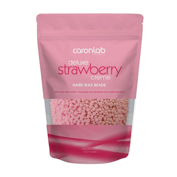 Caronlab - Deluxe Strawberry Hard Wax Beads 800g – product image