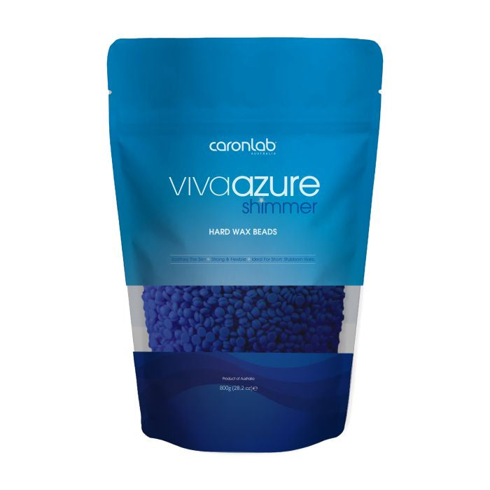 Caronlab - Viva Azure Shimmer Hard Wax Beads 800g – product image