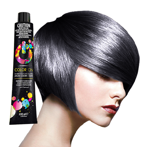 Color On - Permanent Hair Colour 1.00 Black 100ml – product image